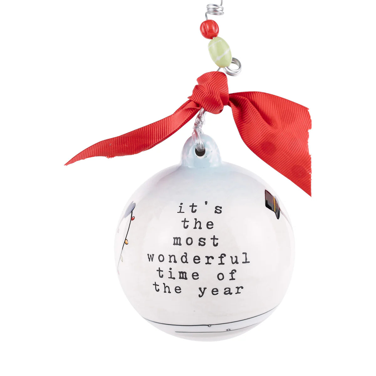Most Wonderful Time Snowmen Ornament