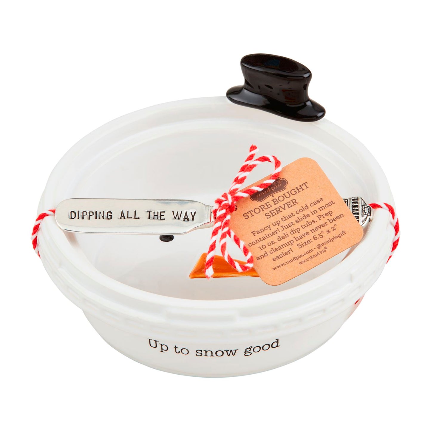 Snowman Store Bought Dish Set