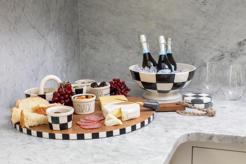 Checkered Double Dip Toothpick Set