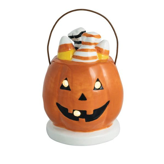 Jack-O-Lantern Basket Light Up Sitter