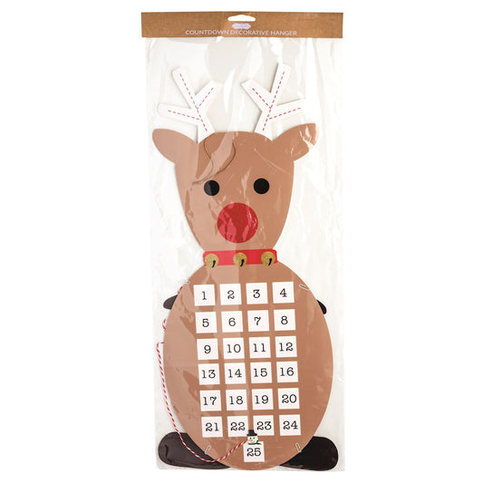 Reindeer Countdown Door Hanger