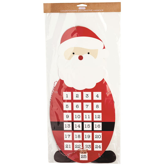 Santa Countdown Door Hanger