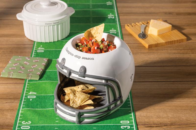 Football Helmet Chip & Dip