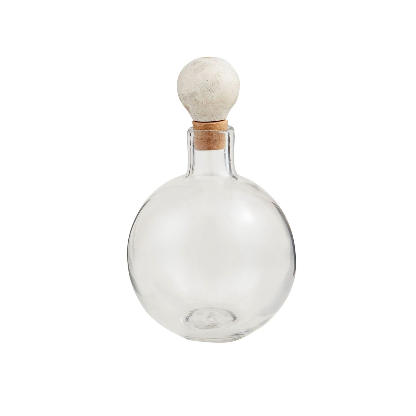 Short Marble Glass Decanter