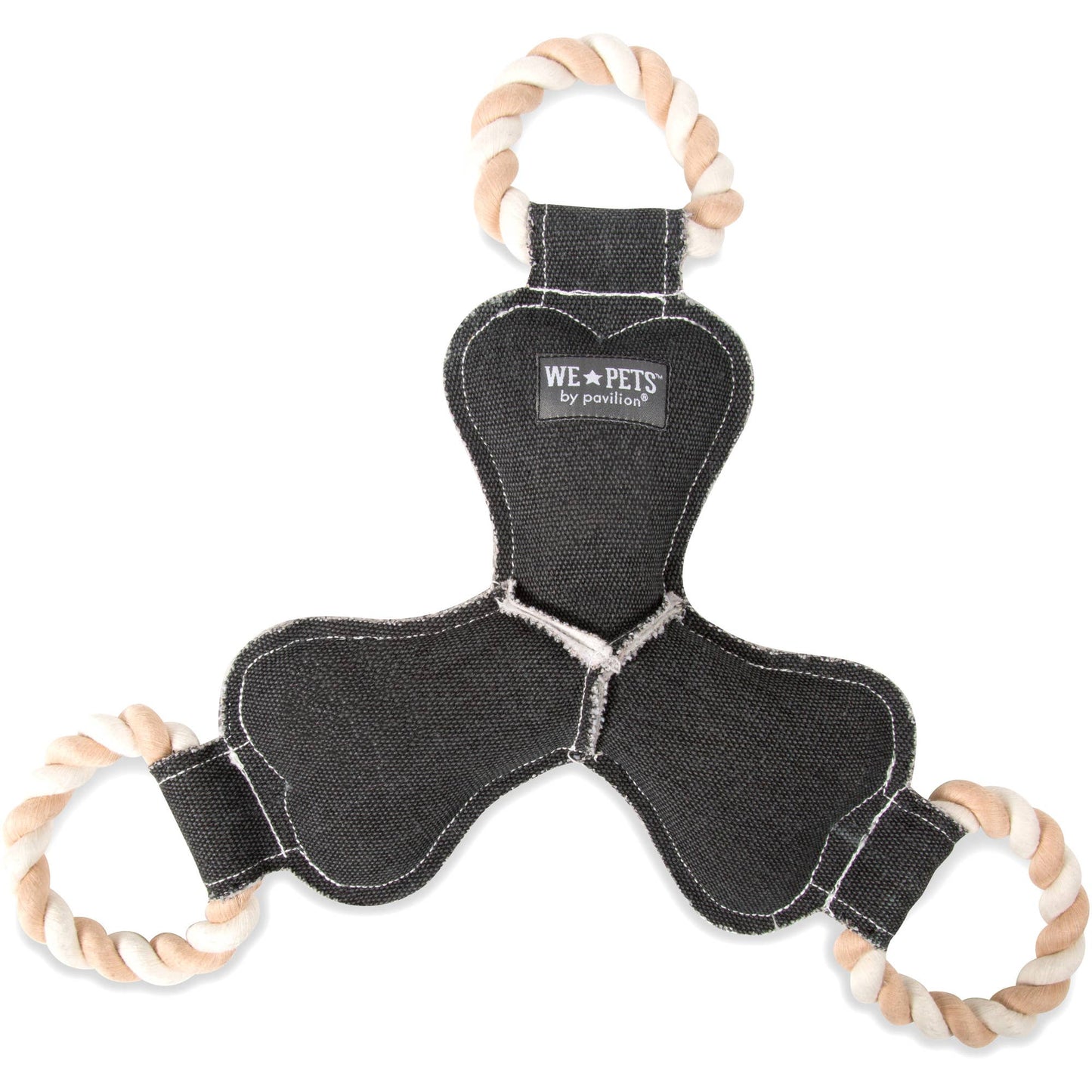 Best Dog Ever - 12" Canvas Dog Toy on Rope