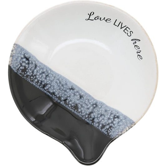 Love Lives Here - 4" Spoon Rest