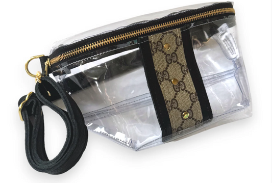 Britt Vinyl Voque Clear Belt Bag - Upcycled Gucci