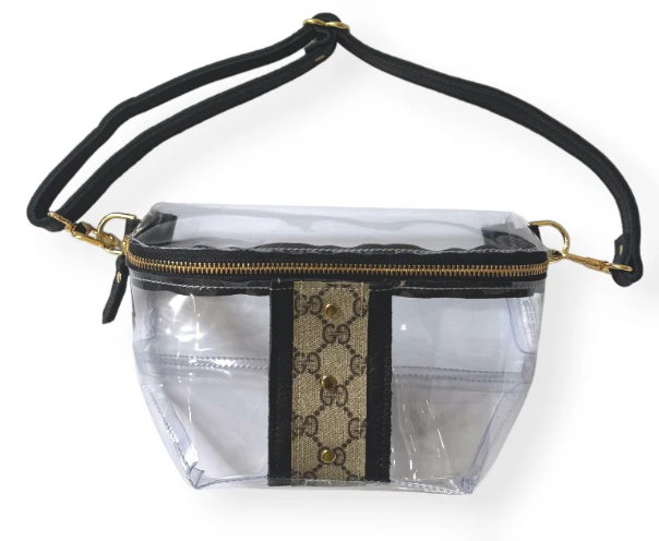 Britt Vinyl Voque Clear Belt Bag - Upcycled Gucci