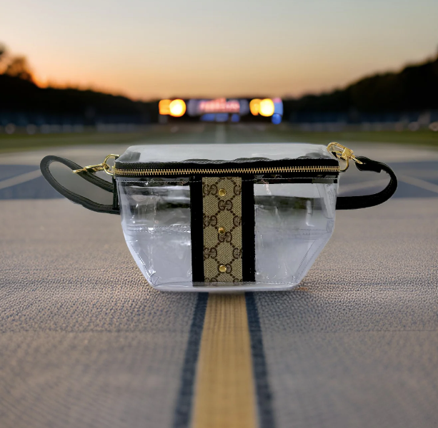 Britt Vinyl Voque Clear Belt Bag - Upcycled Gucci