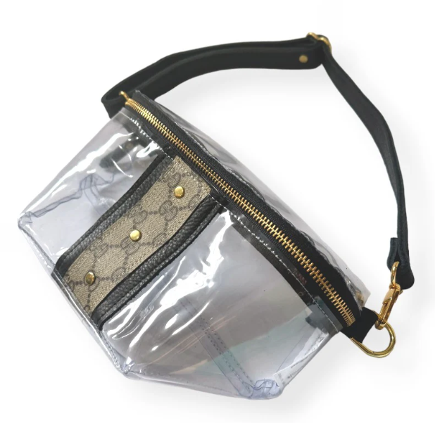Britt Vinyl Voque Clear Belt Bag - Upcycled Gucci