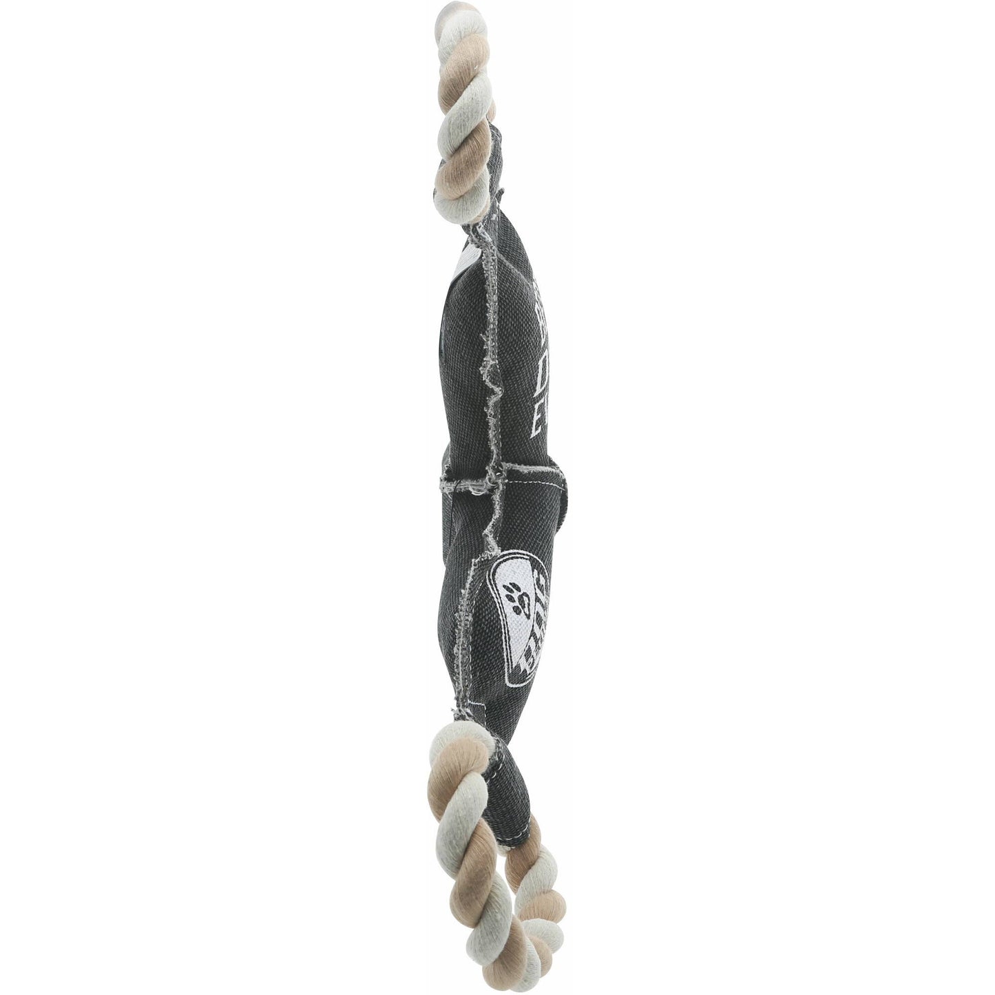 Best Dog Ever - 12" Canvas Dog Toy on Rope