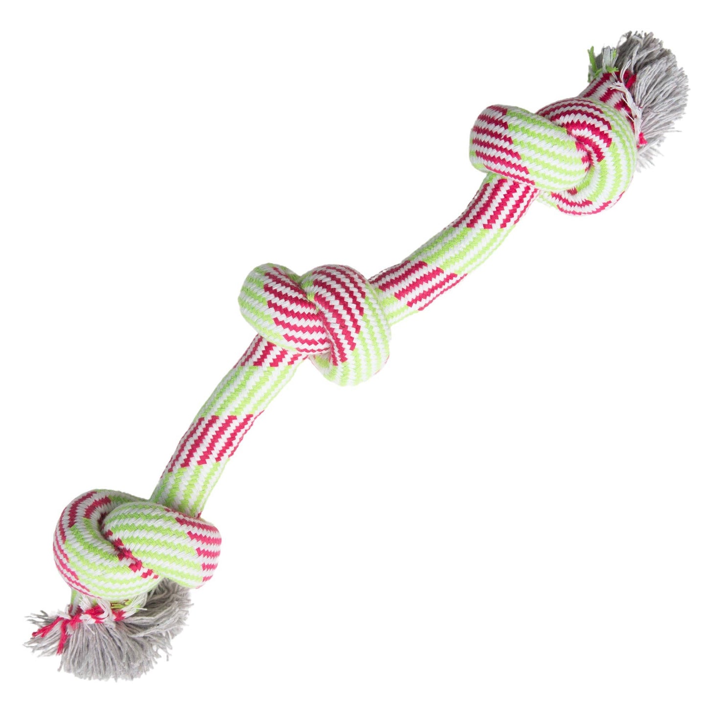SnugArooz Get'N Knotty Rope Dog Toy Assorted Colors 22"