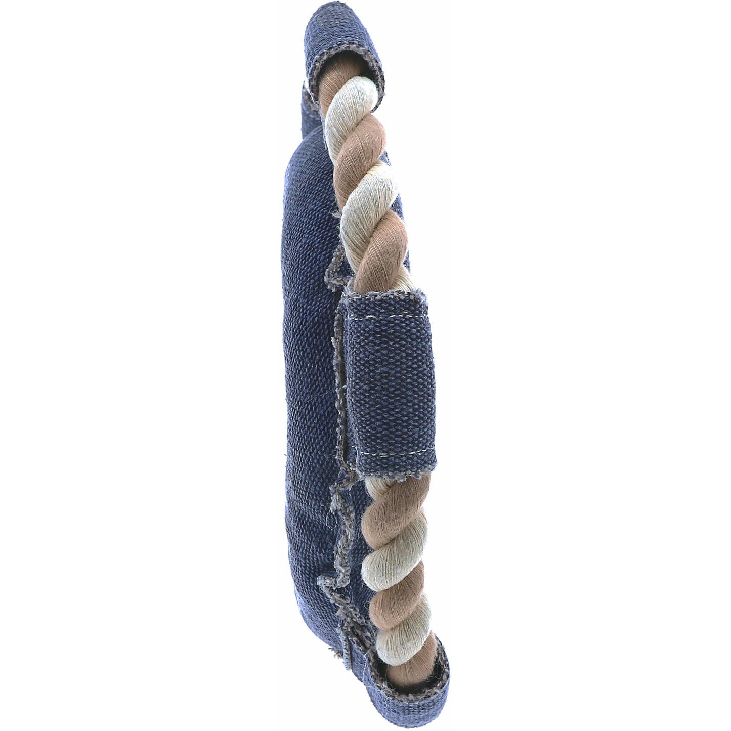 Boat Dog - 10.75" x 10.75" Canvas Dog Toy on Rope