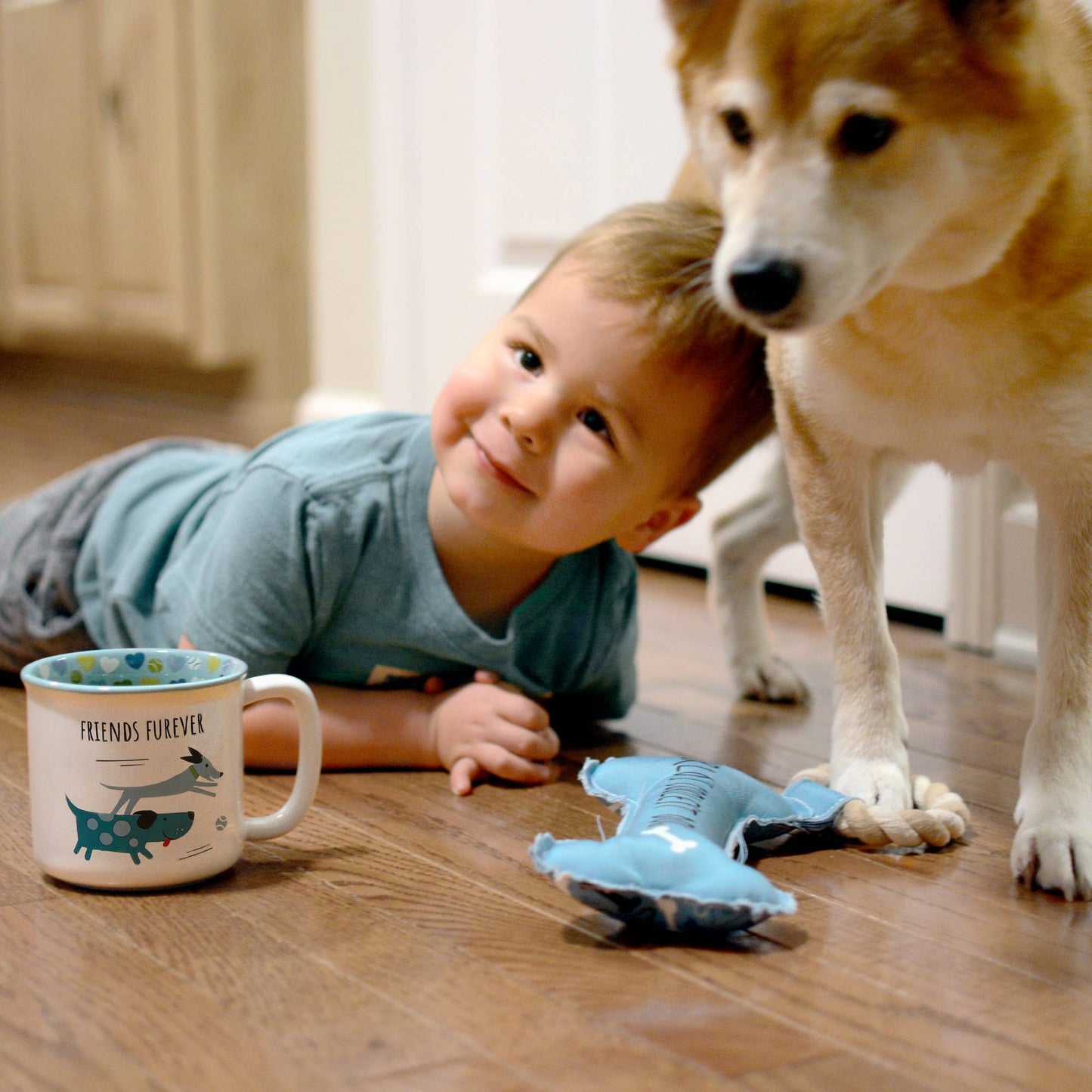 Coolest Dog - Canvas Dog Toy on a Rope